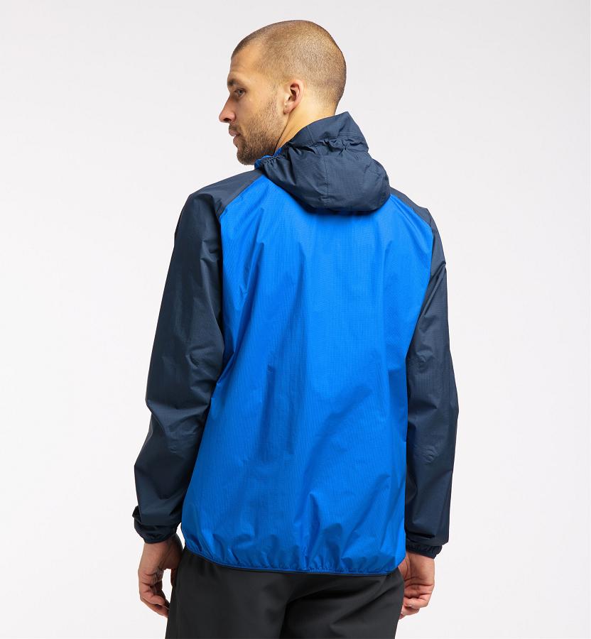 Haglöfs Mens L.I.M Proof Waterproof Jacket Blue New Zealand 23516TPWN